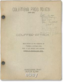 Zoltan Korda COUNTER-ATTACK Original screenplay for the 1944 film #140249