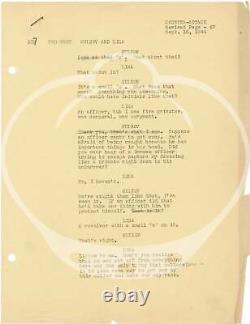 Zoltan Korda COUNTER-ATTACK Original screenplay for the 1944 film #140249