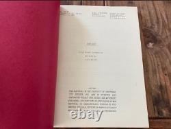 Zoot Suit Original Movie script- Luis Valdez 1981 Rare