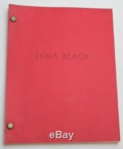 Zuma Beach / John Carpenter, early career, 1978 TV Movie Script Screenplay